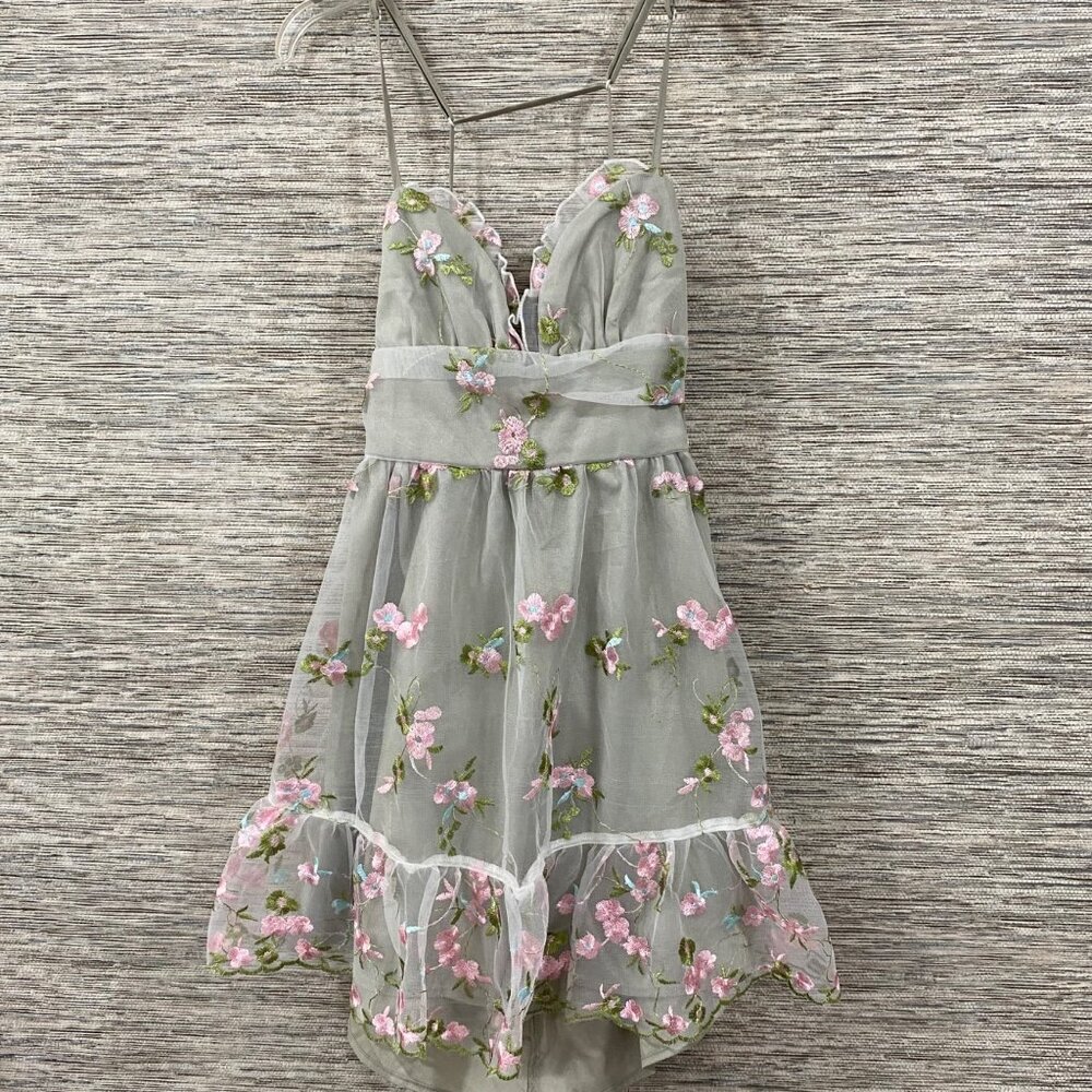✨ Fairycore Tea Party Dress – Homemade  Size Small Cottagecore Lana Del Rey Vibe